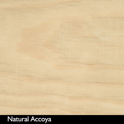 Accoya wood color